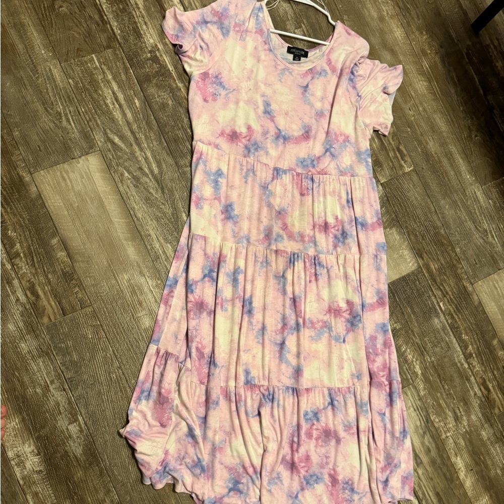 Tye dye maxi dress